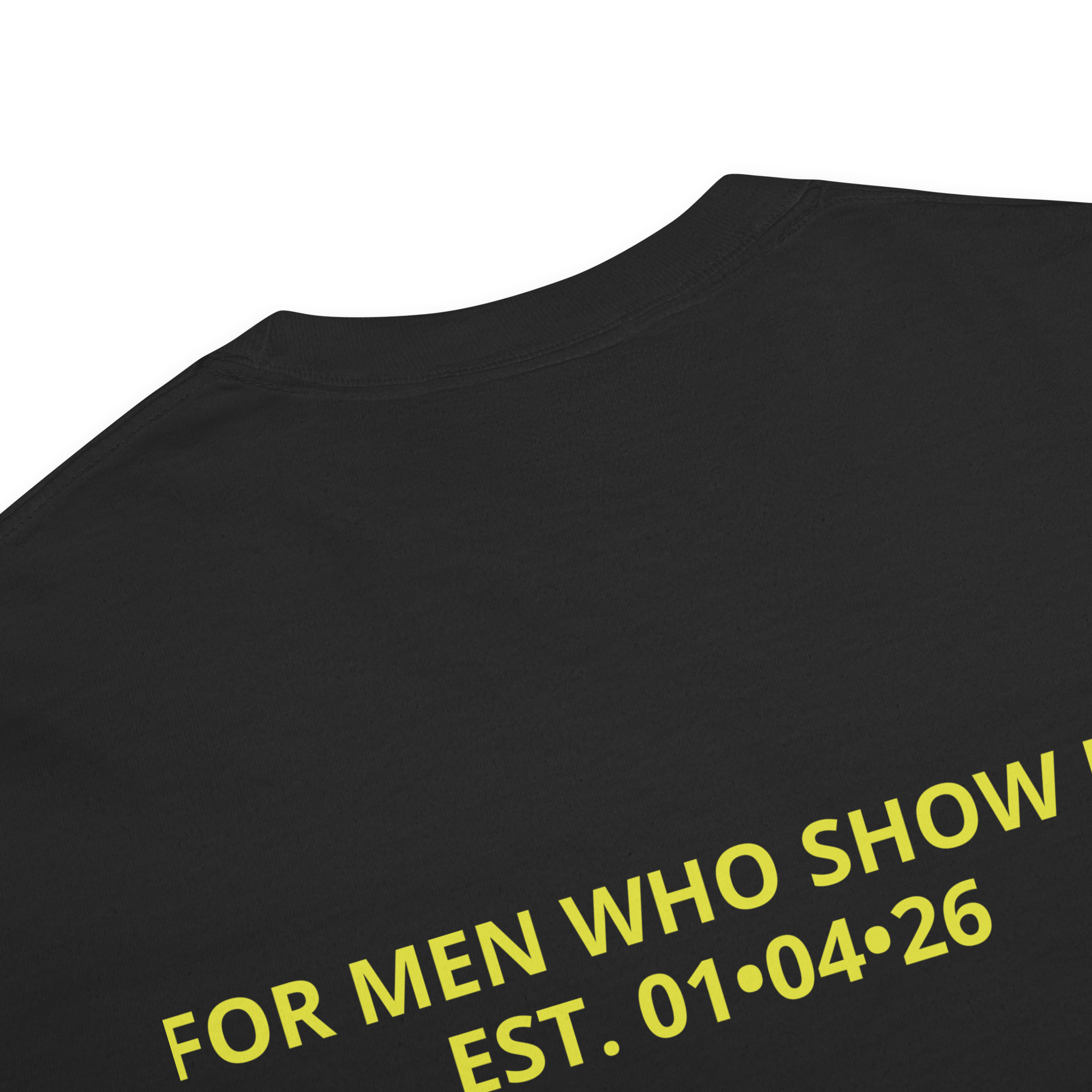 “The Show Up Tee - Signature Black”